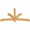 Ekena Millwork Davenport Rough Sawn Timber Gable Bracket, Western Red Cedar, 72"W x 45"H x 4"D x 4"F, 15/12 Pitch GBW072X45X0404DAV00RWR - alternate 4